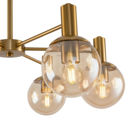Freya Fr5175PL-06BS Globo, 650x650x400 mm, E27, 6x60W, Brass color-2