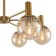 Freya Fr5175PL-06BS Globo, 650x650x400 mm, E27, 6x60W, Brass color