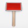 Pudderka Wood large wide without drops, 12 x 19 cm, long wooden handle