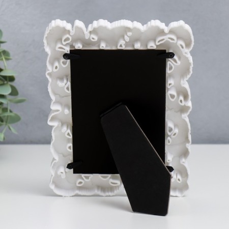Photo frame plastic 10x15 cm "Leaves-faith" white 20x14.5 cm-3