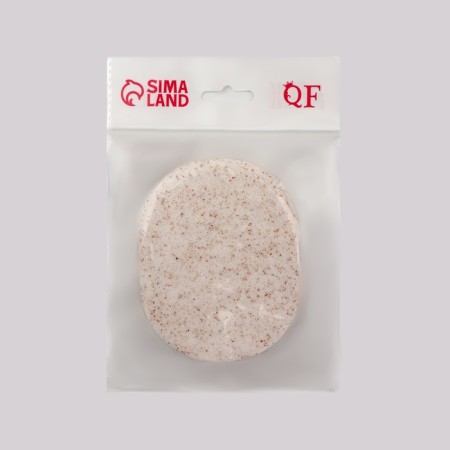 Washing sponge "Waste", 11 × 8.7 × 2 cm, beige color-7