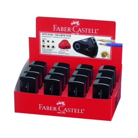 Carpet Faber-Castell with a Sleeeve 2 holes container, black-1