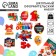 Set of posters for the first grader "Knowledge Day", 10 items