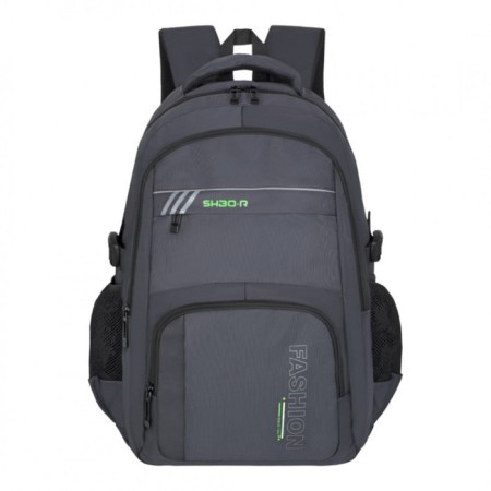 Youth backpack 43 x 30 x 17 cm, Merlin, XS9226 Gray