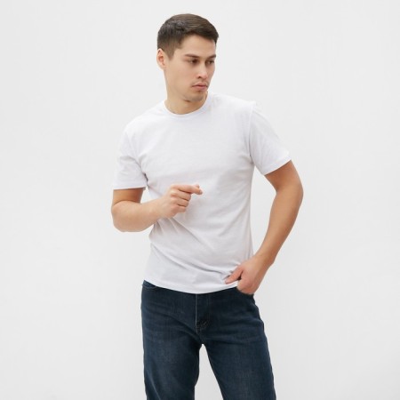 T -shirt male, white color, size 54