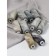 A set of household threads IDEAL 40/2, length 366 m, assorted color (gray shades), 10 pcs to the unit