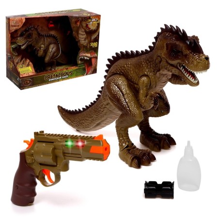 Dinosaur "Tyrannosaurus", transformation, gun, smoke effect, light and sound, color mix