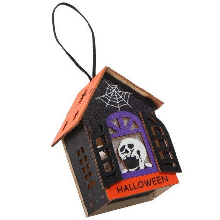 Decor with backlight "House on Halloween" 5.5 × 7.5 × 10.5 cm-3