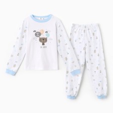 Pajama nursery, color, white/blue, height 110 (4.5 g)