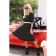 Female dress, size 46, black color