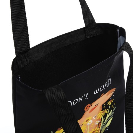 Bag Schoper BE CAPPY 35x0.5x40 cm, Department without lightning, without lining, black-8