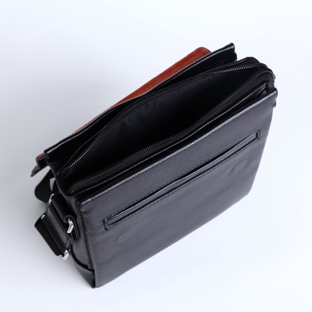 Male bag, black color-7