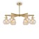 Chandelier 60W, 6he14, 39.5x65 cm, gold