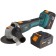 Corner grinder Bort BWS-18LI-125, battery, 18 V, 2x4 Ah, Li-Ion, 125x22.2 mm