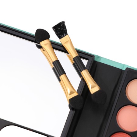 A set of decorative cosmetics (highlighter, shadows for eyebrows, blush, glitter, eye shadow)-5