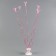 Set "wave", wand+holder+stand, set of 5 pcs., Pink