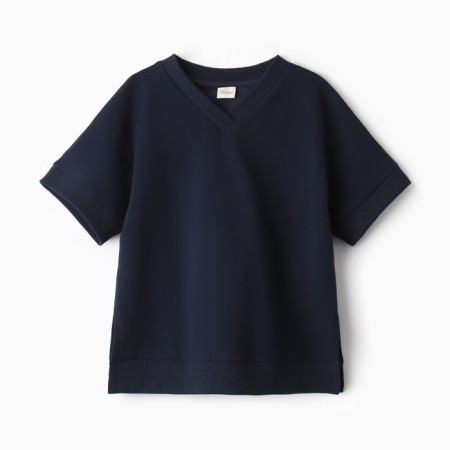 Minaku girl's vest: School Collection, dark blue color, height 122 cm-4