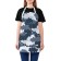 Apron kitchen with a “cloud khaki” photo print, adjustable, size OS