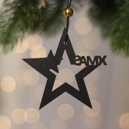 New Year's suspension "Star" 8.5 × 8.5 cm-1
