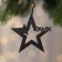 New Year's suspension "Star" 8.5 × 8.5 cm
