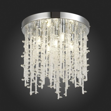 Ceiling EVOLUCE lamp. Sle103302-05. Lucchio. 5x3 W, G9, 30x30x28.2 cm, chromium color-7