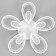 Causteen with PDU 59125/5wt LED 90+90W 3 modes Dimmer white 65x65x14 cm Bayerluux