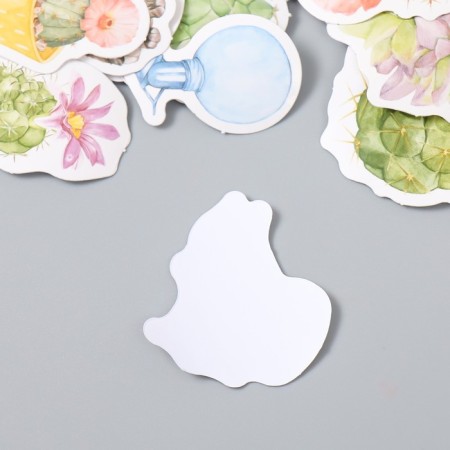 Stickers for creativity "Sukkualent" set 45 pcs 4.4x4.4x1.1 cm-2
