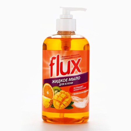 Liquid kitchen soap, 500 ml, aroma fruit mix, Flux-1