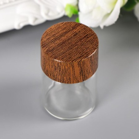 Decor for creativity Glass "Jars with a lid" 4x2.8x2.8 cm-1