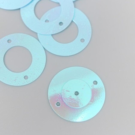 Sequins "Circle in the ring" Direct-blue set 30 g d = 2 cm