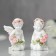 Figure Polystone "Angel with rose buds" mix 5.8x3.3x3.7 cm