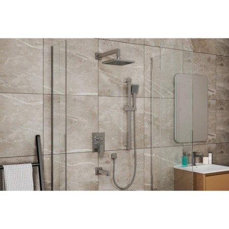 The shower system Rush Thira TR3635-60, single-leaf, built-in, tropical shower, watering can, chrome 97725-2