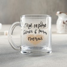Glass mug 