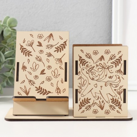 The desktop organizer "Unicorn" 18x12.5x9 cm (set of 9 parts)-1