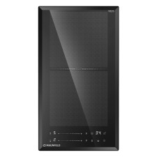 Варочная поверхность MAUNFELD CVI292S2FBK LUX, индукционная, 2 конфорки, сенсор, чёрная