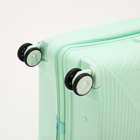 Big suitcase 28 ", lightning department, code castle, 4 wheels, mint color-6