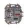 Legrand Inspiria switch, intermediate, screw. Clemes, 10 AX, 250 V, anthracite