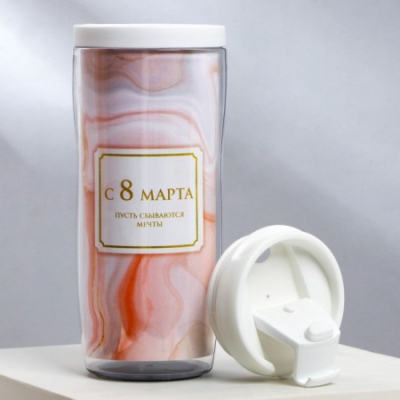 Thermal engine with the insert “Let dreams of March 8 come true” 350 ml-1