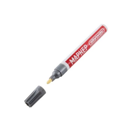 SkyWay marker pencil, from chips and scratches, felt tips, silver