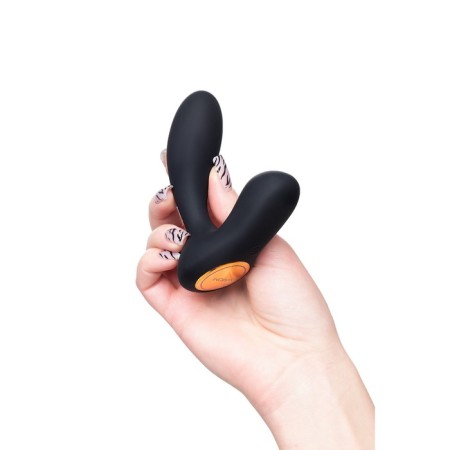 Prostate stimulator Svakom Vick Neo, silicone, 10 cm, black color-9