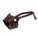 Muzzle of pressed leather adjustable, No. 3, DN 6.8 cm, ohm 21-28 cm, brown
