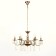 Chandelier 2461/6 E14 40W gold 62x62x32 cm Bayerlux