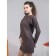 Women's dress EVERYONE LIKES, size 54, brown color