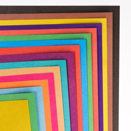Set "Blue Tractor" A4: 10 liters of color unilateral cardboard + 16l color bilateral paper-3