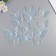 Stick Paper "Butterfly with forget -me -nots" matte heavenly set 12 pcs 12 cm, 10 cm, 8 cm