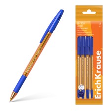 Set of ballpoint pens 4 pieces Erichkrause R-301 Stick & Grip 