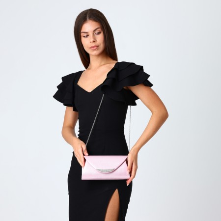 Female bag on a magnet, pink color-5