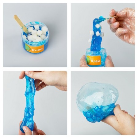Slime set "Slime Party. Water element"-3