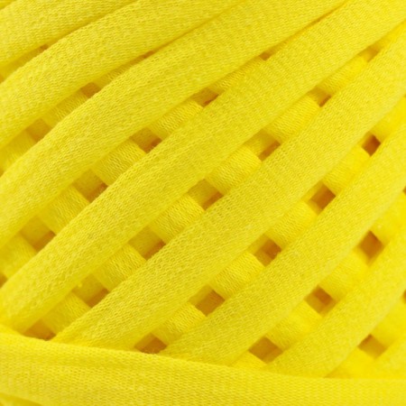 Knitted yarn set No. 6, 4x30 m/100 g, width 7-9 mm (black, blue, yellow, purple)-3