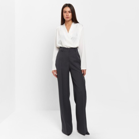Women's blouse with a drapician Mist: Classic Collection p. 42, Ecrew color-3
